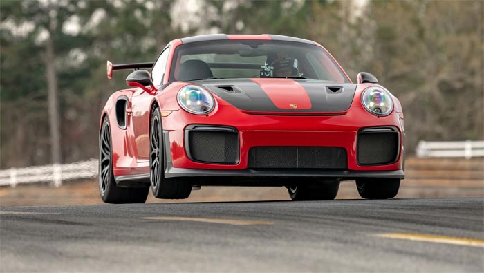 [VIDEO] Porsche 911 GT2 RS Overtakes the Corvette ZR1 for the Lap Record at Road Atlanta