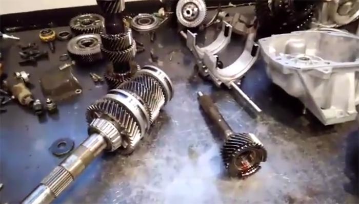 [VIDEO] Paul Koerner Evaluates the Disassembled Transmission from the Leaky C5 Corvette Drivetrain