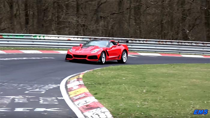 2019 Corvette ZR1 on the Nurburgring