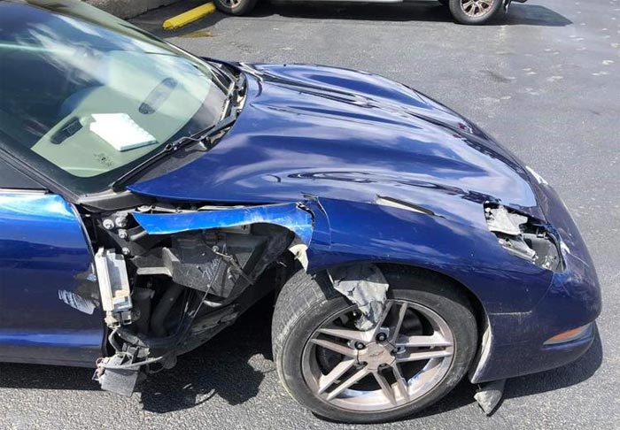 [ACCIDENT] C5 Corvette Driver Has Front End Run Over by Semi Truck on First Day of Ownership