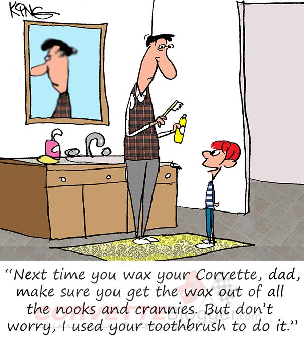 Saturday Morning Corvette Comic: This Kid Has a Passion for Detailing