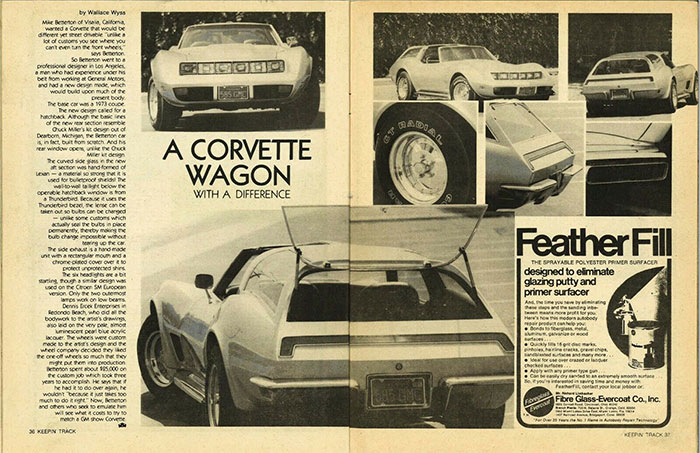 Corvettes on eBay: Custom 1973 Corvette Wagon