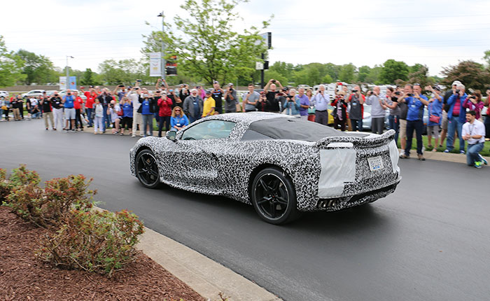 [VIDEO] The C8 Mid-Engine Corvette Makes A Drive-By Appearance at the NCM Bash