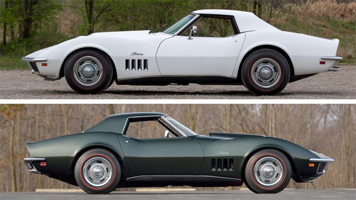 Pair of 1969 Corvette L88 Convertibles being offered as 1 Lot at Mecum Indy