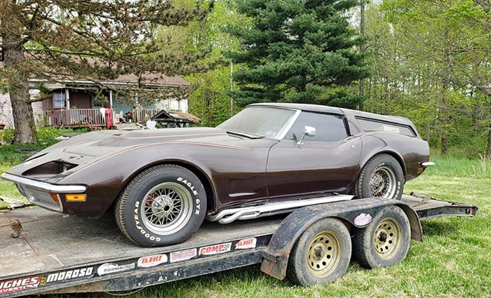 Found on Facebook: 1972 Corvette Sport Wagon