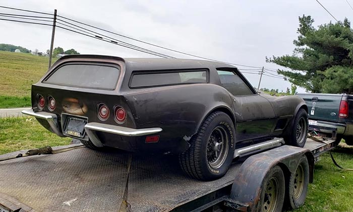 Found on Facebook: 1972 Corvette Sport Wagon