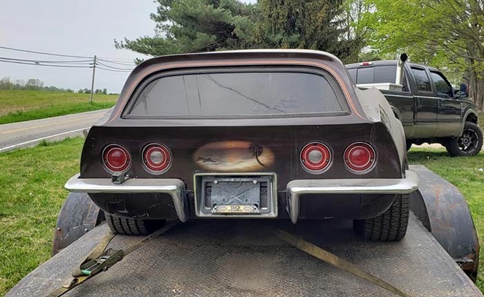 Found on Facebook: 1972 Corvette Sport Wagon