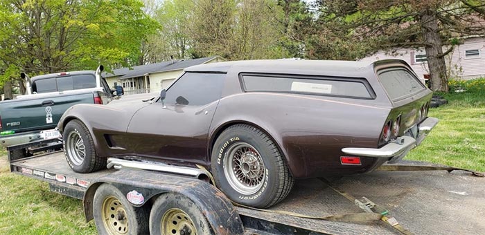 Found on Facebook: 1972 Corvette Sport Wagon