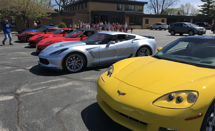 A Wisconsin School Celebrates its Teachers with Corvette Rides to Lunch