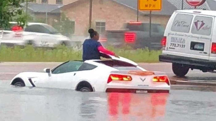 [ACCIDENT] Corvette Stingray Driver Takes A Wrong Turn and Ends up in Texas Ditch