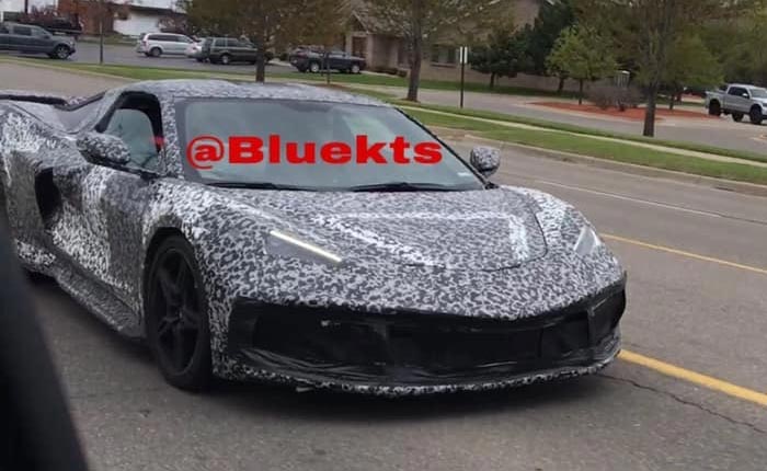 [SPIED] Lone C8 Corvette Prototype Spotted in Fenton, Michigan