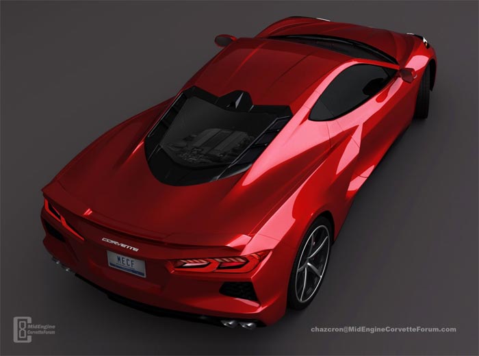 C8 Corvette Rendered by Chazcron