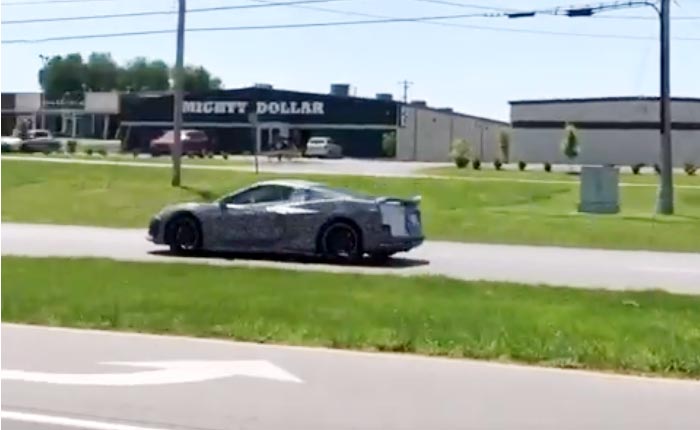 [SPIED] C8 Mid-Engine Corvette Acceleration With a Lightning-Quick Gear Shift