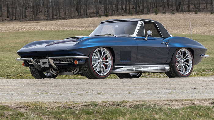 1967 Corvette Restomod Convertible Up for Grabs at Mecum Indy