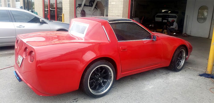 Found on Facebook: 1984 Nissan 300 ZX with a Grafted C5 Corvette Rearend