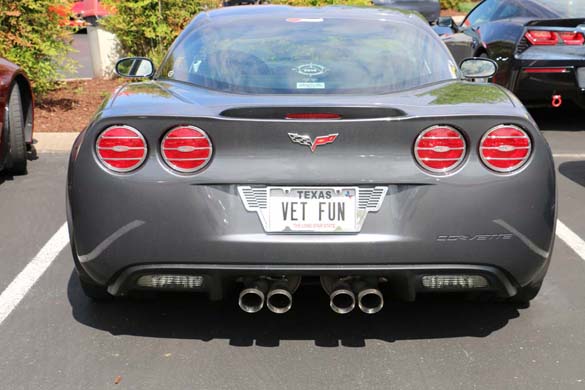 Corvette Vanity Plates from the 2019 NCM Bash