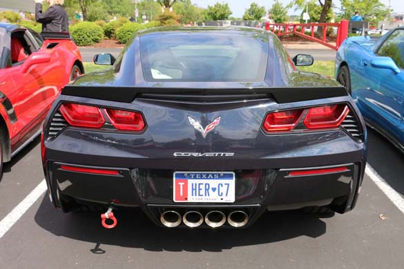 Corvette Vanity Plates from the 2019 NCM Bash