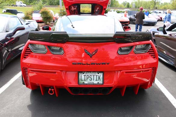 Corvette Vanity Plates from the 2019 NCM Bash