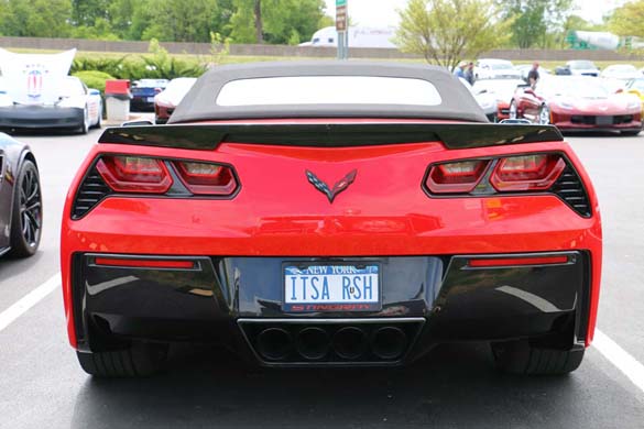 Corvette Vanity Plates from the 2019 NCM Bash