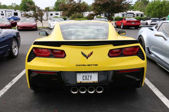 Corvette Vanity Plates from the 2019 NCM Bash