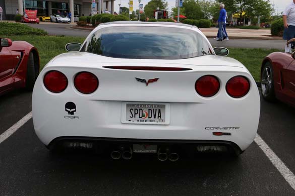 Corvette Vanity Plates from the 2019 NCM Bash