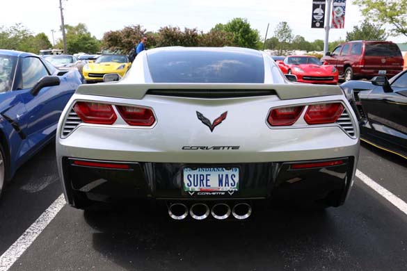 Corvette Vanity Plates from the 2019 NCM Bash