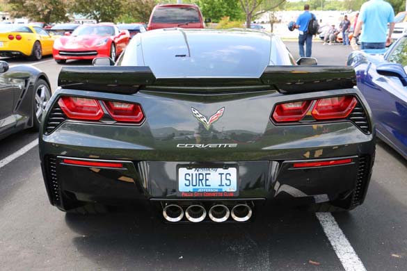 Corvette Vanity Plates from the 2019 NCM Bash