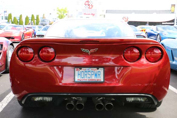 Corvette Vanity Plates from the 2019 NCM Bash