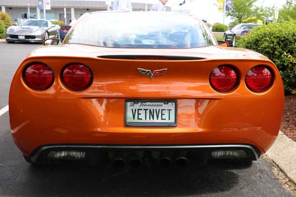 Corvette Vanity Plates from the 2019 NCM Bash