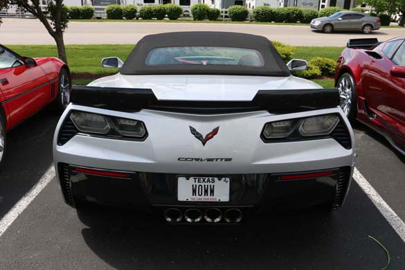 Corvette Vanity Plates from the 2019 NCM Bash