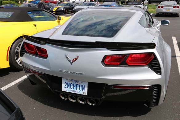 Corvette Vanity Plates from the 2019 NCM Bash