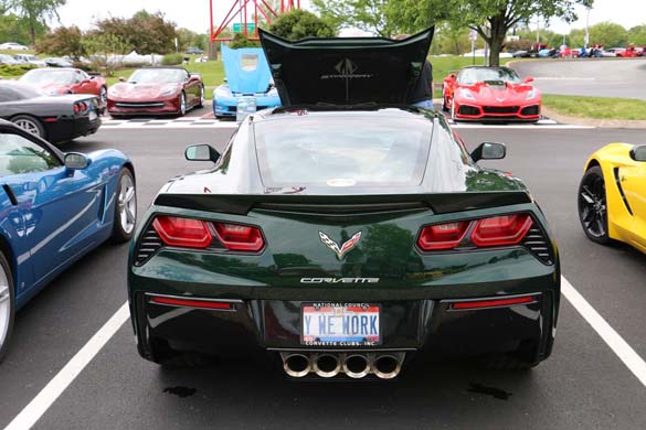 Corvette Vanity Plates from the 2019 NCM Bash