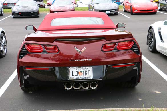 Corvette Vanity Plates from the 2019 NCM Bash