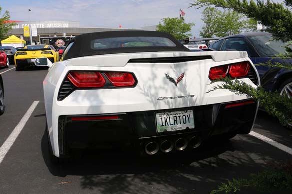 Corvette Vanity Plates from the 2019 NCM Bash
