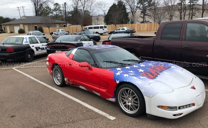 Corvettes for Sale: Former 1999 DARE Corvette Offered in Government Vehicle Auction