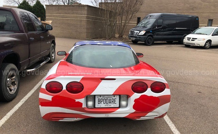 Corvettes for Sale: Former 1999 DARE Corvette Offered in Government Vehicle Auction