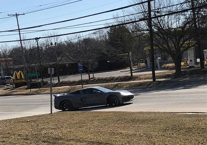 [SPIED] C8 Corvette Driver Passes up a McDonalds in Milford