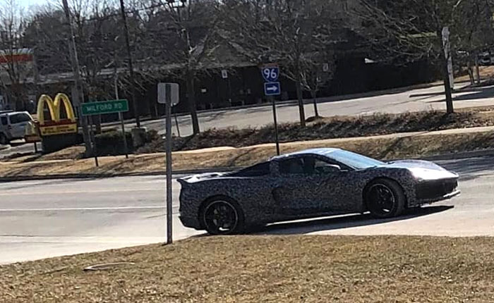 [SPIED] C8 Corvette Driver Passes up a McDonalds in Milford