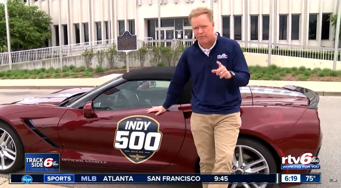 [VIDEO] Making a Donut Run in the 2019 Indy 500 Corvette Stingray Festival Car