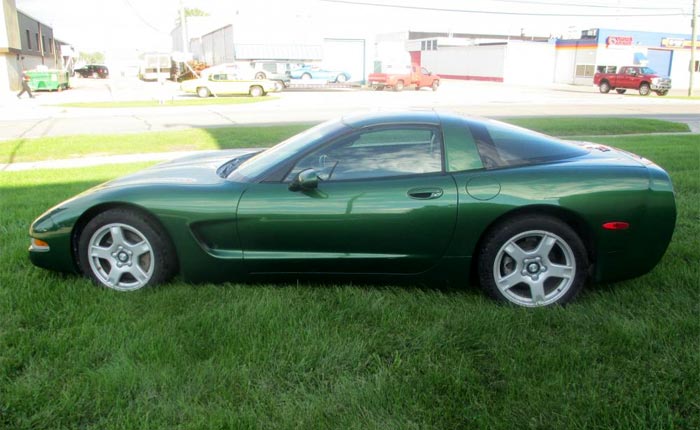 1997 Corvette Coupe in Fairway Green