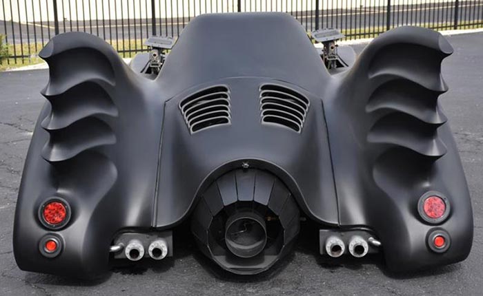 Corvettes for Sale: Replica Batmobile Rides on an 1989 Corvette Chassis