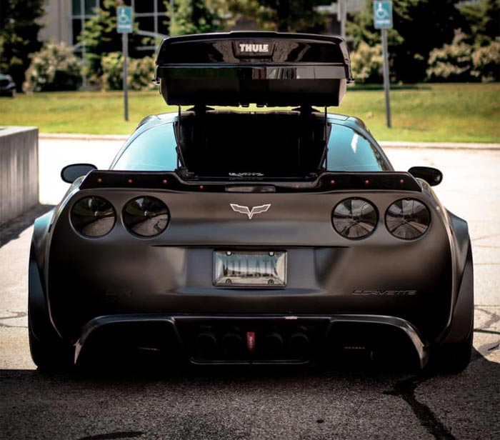 Corvettes for Sale: Widebody 2007 Corvette Has An Interesting Solution to Storage