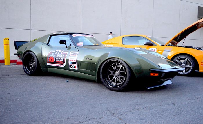 [VIDEO] Widebody 1970 Corvette LT1 Nicknamed 'Rambo' Was Built for the Autocross