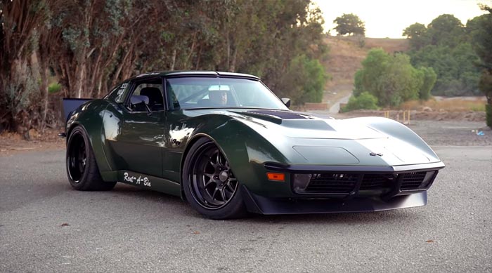 [VIDEO] Widebody 1970 Corvette LT1 Nicknamed 'Rambo' Is A Pro-Touring Tour De Force