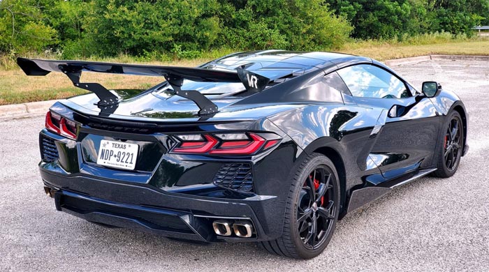 C8 corvette on sale aftermarket rear spoiler