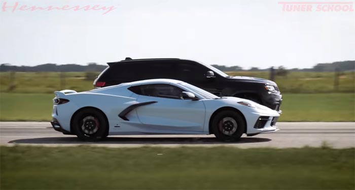 [VIDEO] Hennessey Races a 2020 Corvette Against the 707-HP AWD Jeep Trackhawk