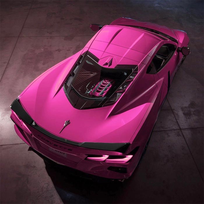 [PICS] Real Deal? Angelyne's Pink C8 Corvette Breaks Cover