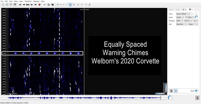 Jeremy's C8 Corvette Spectrogram