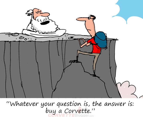 Saturday Morning Corvette Comic: Good Advice from the Answer Man