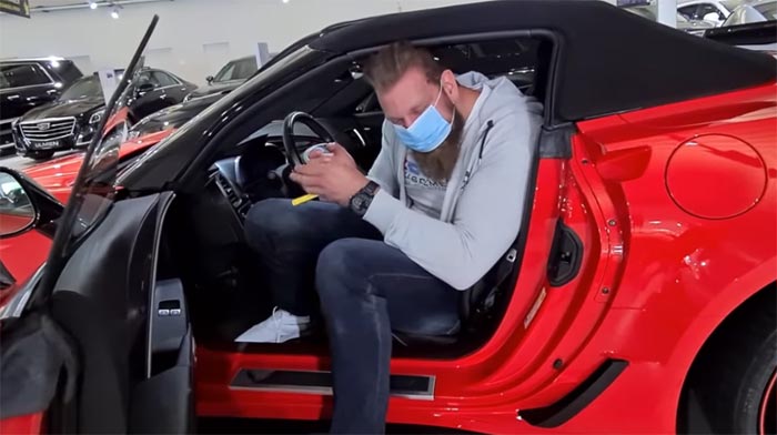 [VIDEO] A Giant of a Man Attempts to Fit in a C7 Corvette and Other Cars